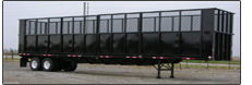 crushed car hauler, custom trailer, fabrication, trailers
